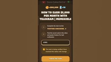 How to earn $5000 per Month with Telegram | Memegirls | Memefi YouTube video code.