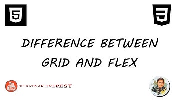 #html5 #css3 #cssinterviewquestions DIFFERENCE BETWEEN GRID AND FLEX | CSS RANDOM QUESTION