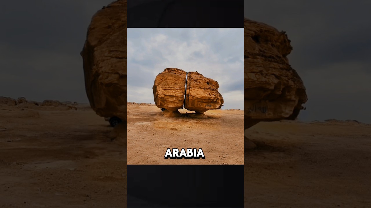 Did Aliens Cut This Rock In Half?👽#rock#scary #ancientcivilization # ...