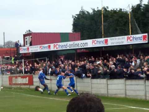 Ashley Stott scores to make it 1-1 vs. Ossett Albi...