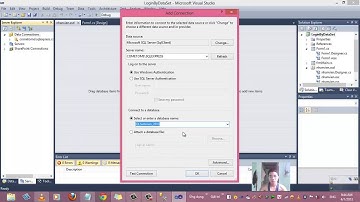Hướng dẫn tạo form đăng nhập website bằng dataset trong C# và Visual studio 2010