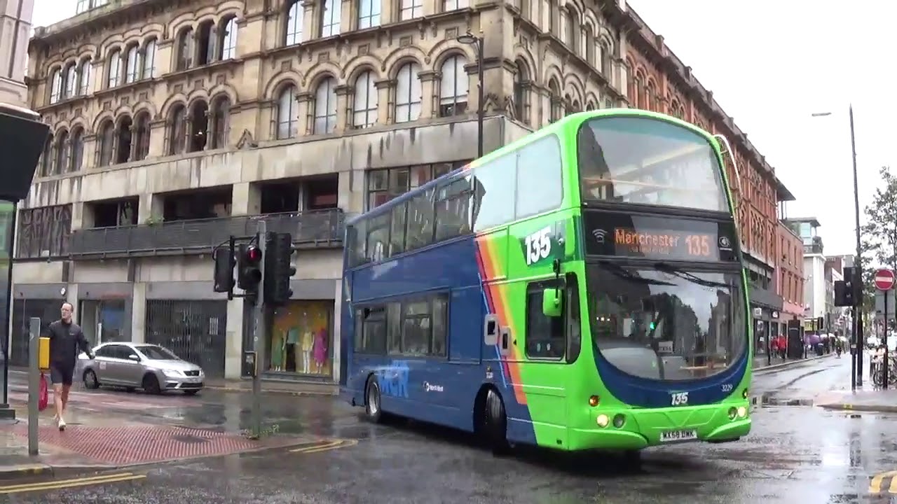 First Bus Service Manchester Transport & Travel England UK - YouTube