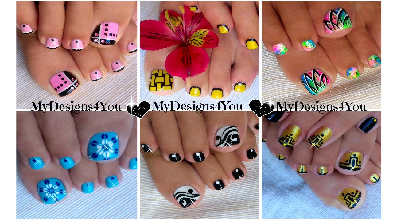 ♥ Toenail Art Compilation No.1 ♥ Compilación de Diseños de Uñas de Pies