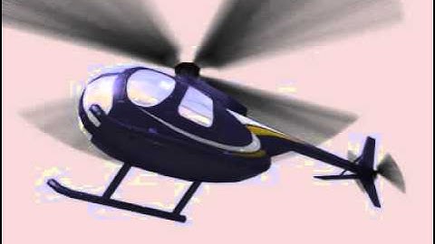 Hughes 500 V5 Helicopter 3D model from CGTrader.com