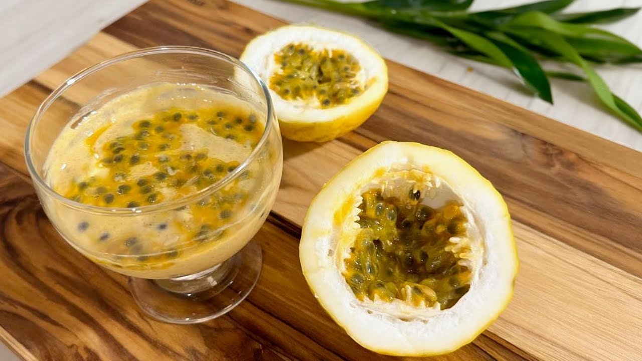 MOUSSE DE MARACUJÁ FIT | COM 3 INGREDIENTES