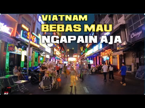 MALAM PERTAMA DI KOTA Ho Chi Minh City VIETNAM negara ini sangat bebas