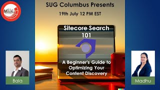 #Sitecore Search 101 #sitecoresearch #SUGColumbus