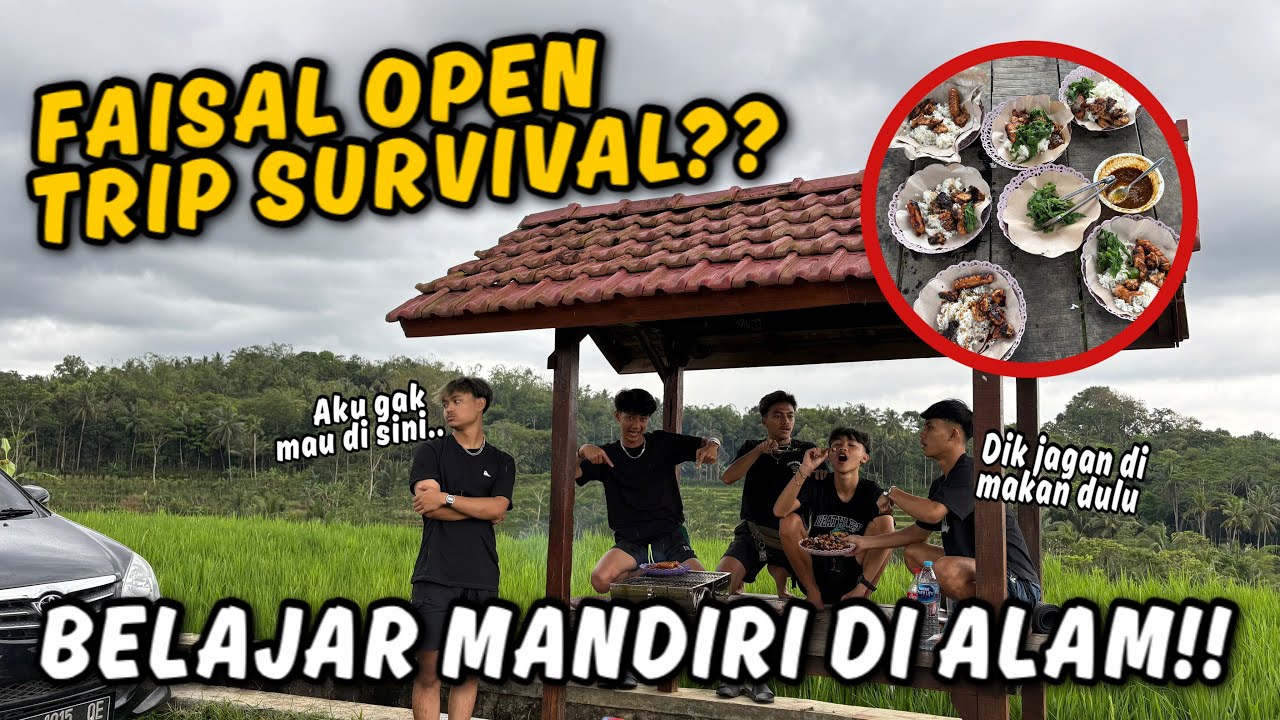 NAJIB NGEYEL KEPINGIN SURVIVAL DI ALAM !! Sampai Naik Ke Bukit Tinggi Banget