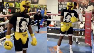 Floyd Mayweather Is Unbothered By $1M Child Support Judgement While Training For Zambidis! 🥊