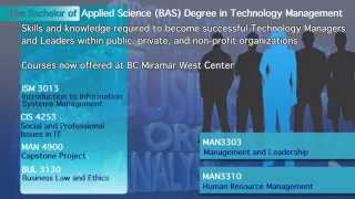 Broward College BAS Degree in Technology Management