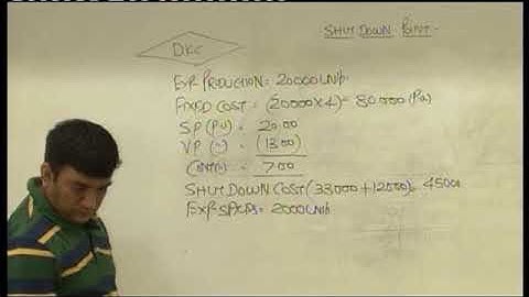CVP Analysis  Lecture 8 Part 2   DKC   CA Fianl Video Lectures