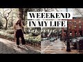 GETTING ORGANIZED FOR WORK WEEK | NYC WEEKEND IN MY LIFE