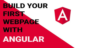 Build Your First Angular Home Page in 5 minutes
