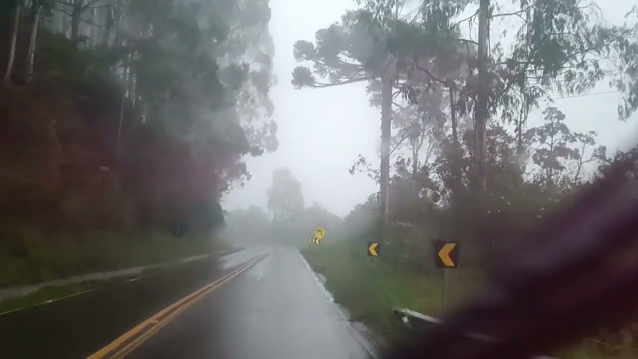 Viagem com muita chuva ☂️