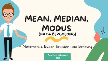 Mean, Median , dan Modus Data Bergolong #StatistikaPGSD4