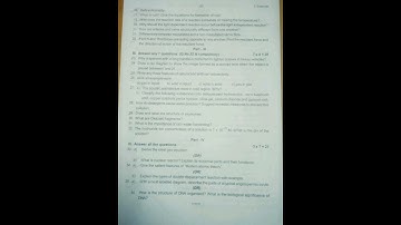 10th Std First Revision Test Science Question paper 2023 - Thiruvallur district