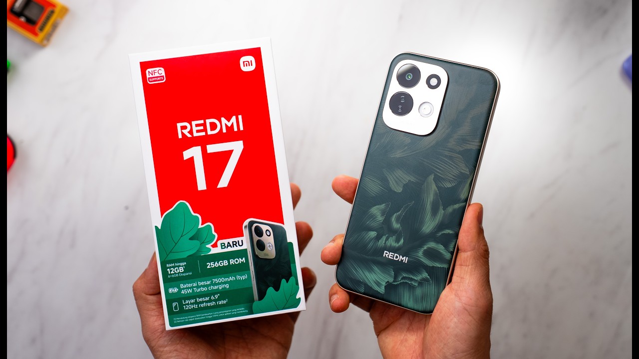 Redmi 17 Oak Green dengan baterai 7500 mAh dan kamera 50MP
