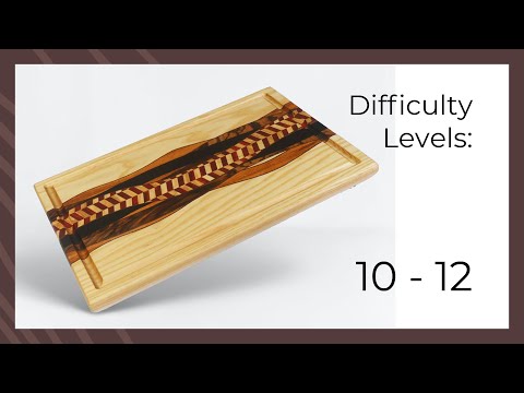 25 Levels of Cutting Boards | Episode 4 | Tipped Stripes - Chevron Weave - Basketweave