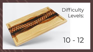 25 Levels of Cutting Boards | Episode 4 | Tipped Stripes - Chevron Weave - Basketweave