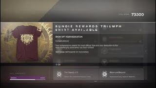 Destiny 2 Bungie Rewards Triumph Shirt Triumph 20190731