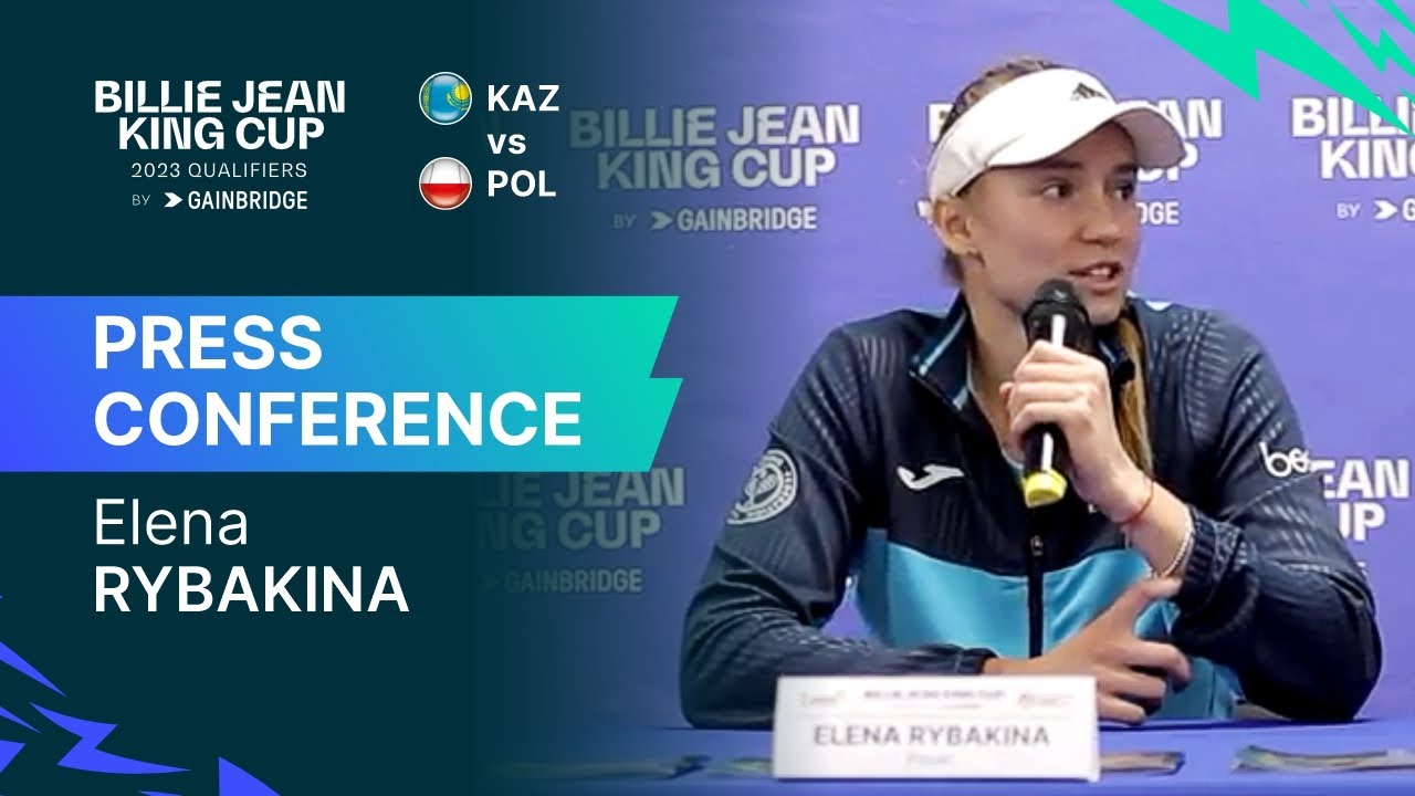 Elena Rybakina Press Conference 2023 Billie Jean King Cup In Astana Maxresdefault