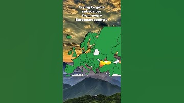 Trying to get a subscriber from every European country #map #mapper #mapping #geography #europe