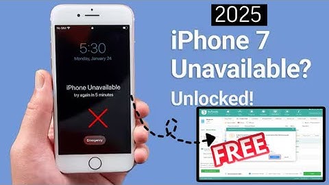 iPhone 7 Unavailable lock screen solution? How to Unlock iPhone 7 with 3utools or Passcode If Forgot