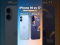 iPhone 17 vs iPhone 16 full comparison 🤔 #iphone