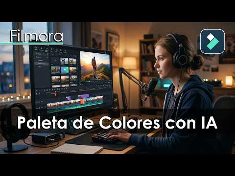 Paleta de Colores con IA en Filmora