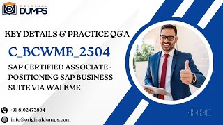 C_BCWME_2504 Sample Questions & Answers | Positioning SAP Business Suite via WalkMe screenshot 3