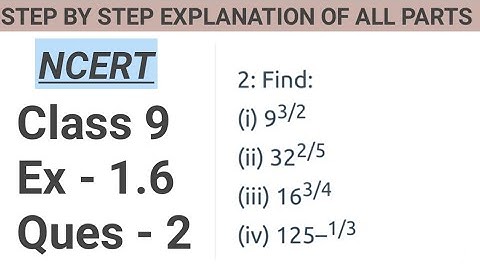 9th Class EX-1.6 Ques 2 Chapter 1 Number System | NCERT Maths Class 9