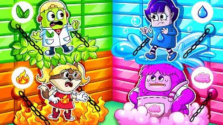 Four Element Locked In Color Prison Escape Game More Funny Stories For Kids By Matt, Not Again