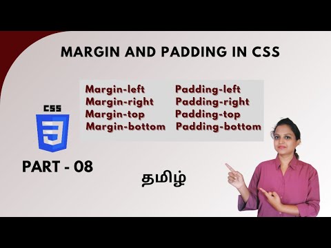 MARGIN AND PADDING PROPERTY IN CSS | CSS TUTORIAL - PART 8 | TAMIL | DEVELOPER TECHIES