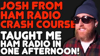 Josh From @HamRadioCrashCourse Does a Summits On The Air & Teaches Me Ham Radio In One Afternoon!