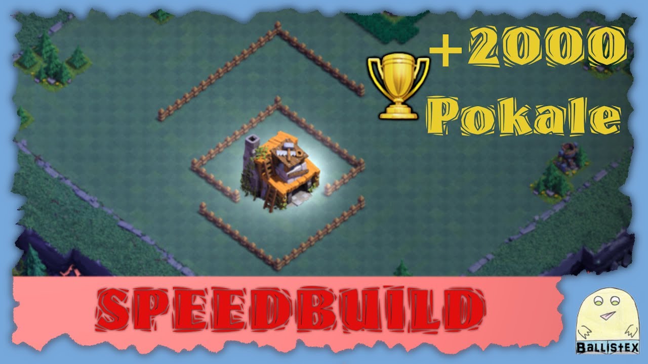 Clash Of Clans Bauarbeiterbasis Level 4 Clash of Clans | Bauarbeiterbasis Meisterhütte 4 | Speedbuild | +2000