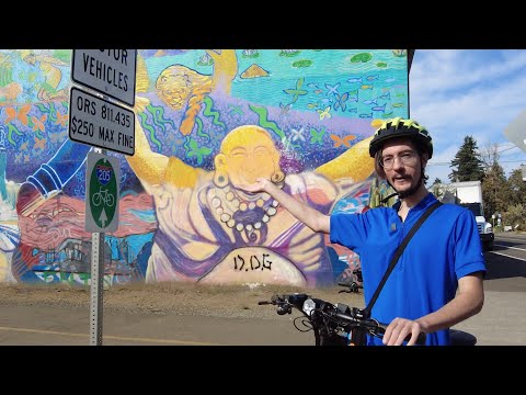 Riding the 205 Multi-Use Path part 1 #wayfinding #portlandoregon #bikelove