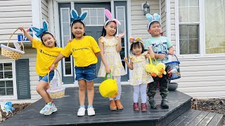 Super Fun Backyard Easter Egg Hunt 2022 || #easteregghunt