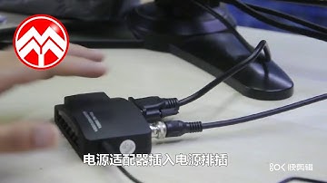 BNC to VGA VIDEO CONVERTER 1080P FULL HD with POWER ADAPTOR (DVR TO MONITOR TV)