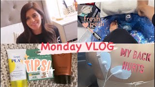 MONDAY VLOG | PEDICURE, COFFEE, LUNCH, FAVORITE PRODUCTS, COSTCO HAUL, NEW PRODUCTS &amp; BACK PAIN