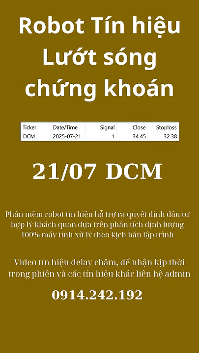 Robot tín hiệu lướt sóng chứng khoán - Điểm mua cổ phiếu theo robot tín hiệu ngắn hạn T+