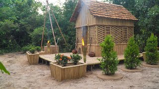 Build Most Craft-Temple Bamboo Villa House And Swimming Pools Part I
