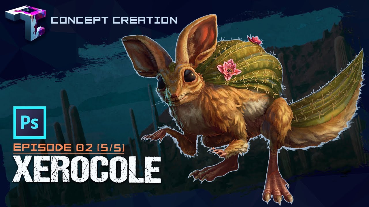 Concept Creation Xerocole Creature Design Part 5 5 Youtube