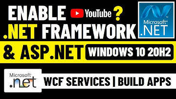How to Turn on .NET Framework 4.8 Advanced Services on Windows 10H2 | ASP.NET 4.8 | WCF Services