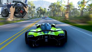Aston Martin Valkyrie AMR PRO 2022  Goliath Race  Forza Horizon 5 | Logitech G29 Gameplay