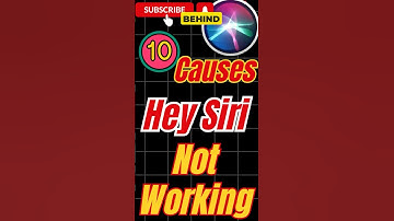 Hey Siri not working on iPhone - 10 Causes to Fix #siri #iphone #ios26