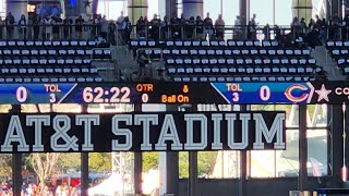 View from our seats at Dallas Cowboy's game 10.30.202