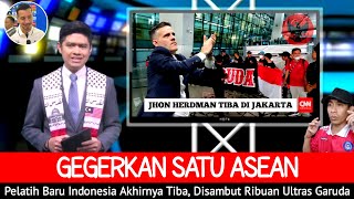 ARRIVED SAFELY ● Indonesia's New Coach Ready for Press Conference, Greeted Directly by Garuda Ult...