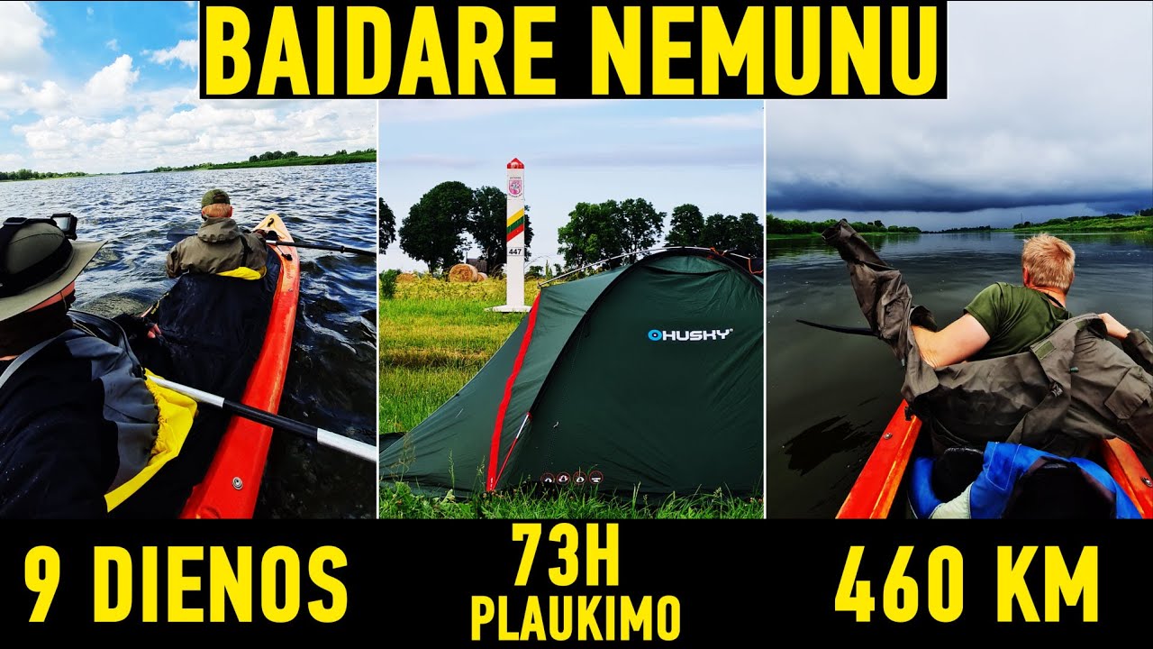 Baidare Nemunu per Lietuvą  | 9 dienos, 460 km.