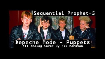 Sequential Prophet-5 Depeche Mode Puppets Cover Analog Synthesizer Rik Marston