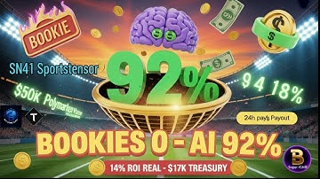 SN41 Sportstensor: AI Hedge Fund Crushes Bookies 92% (14% ROI) 💰 | #Bittensor #tao